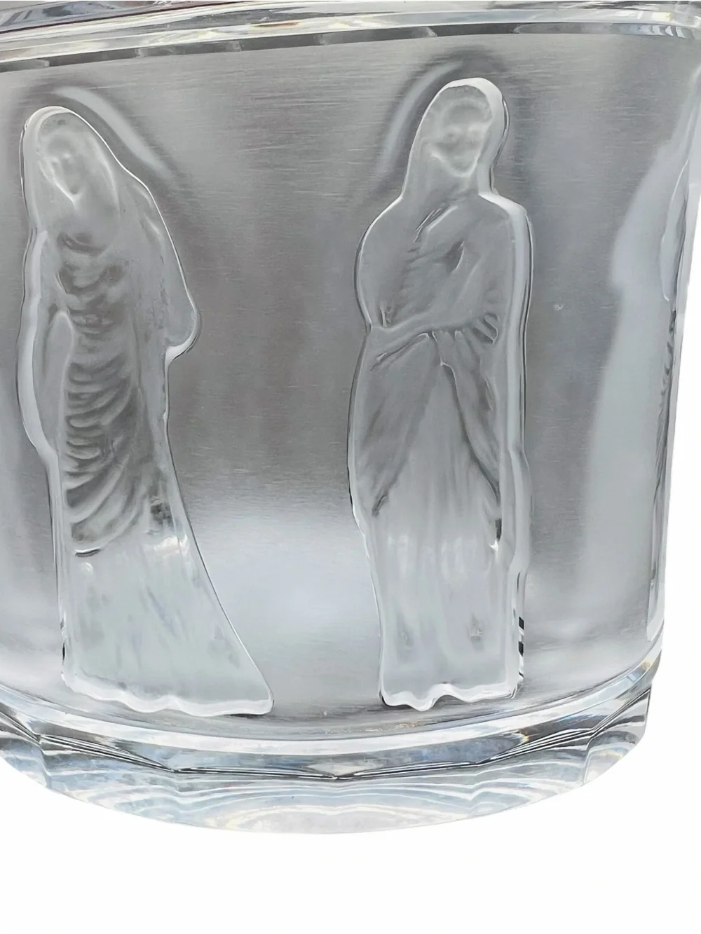 Vintage Lalique Femmes Crystal Decanter with Stopper
